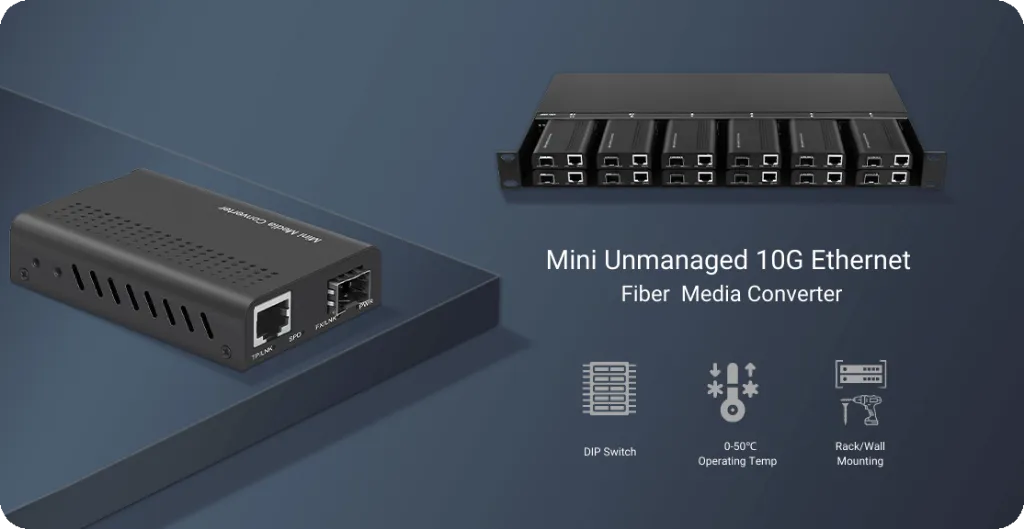 EN-MC-SFPPRJ45 10G-Media-Converter with Rackmount unit.webp