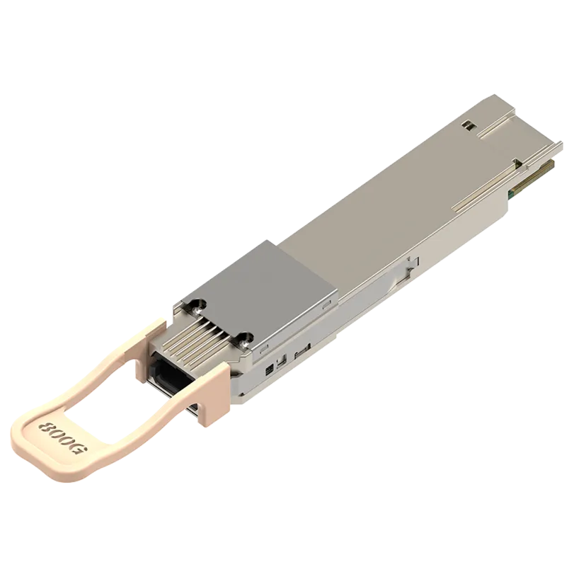 800G SR8 QSFP-DD Transceiver, PAM4 850nm, 50m, MTP/MPO-16 MMF